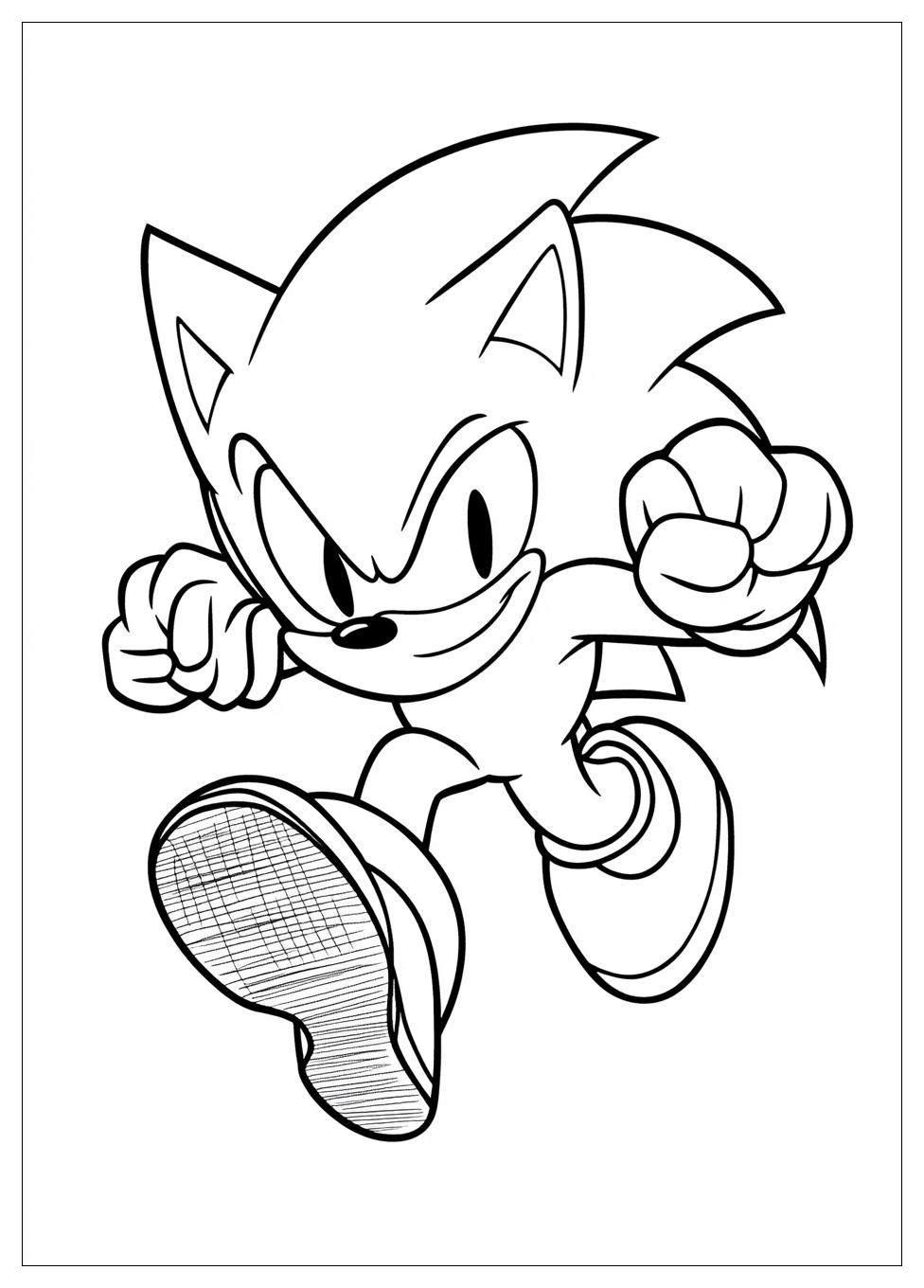 Kolorowanki Do Druku Super Sonic 6