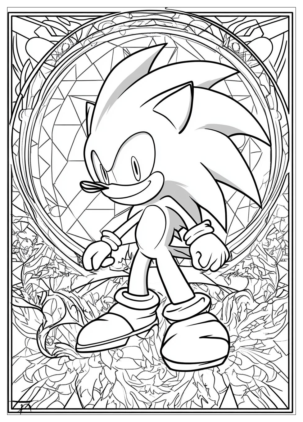 Kolorowanki Do Druku Super Sonic 7