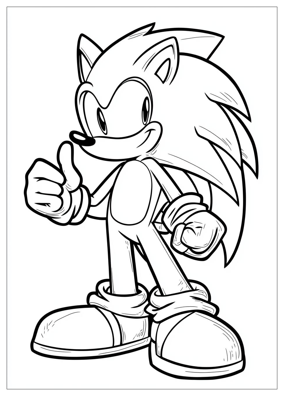 Kolorowanki Do Druku Super Sonic 8