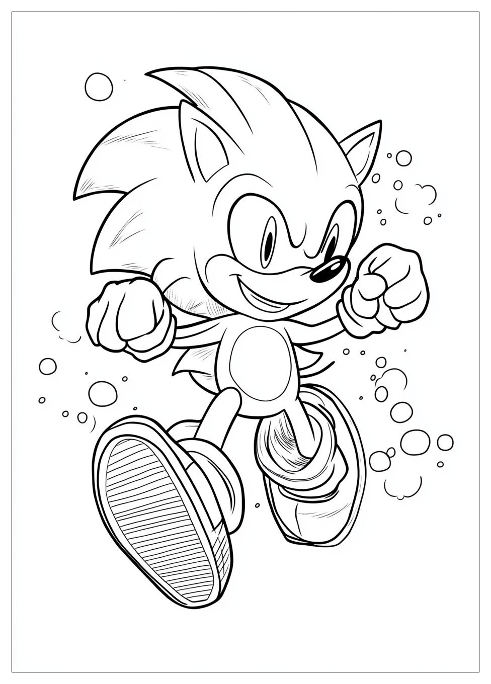 Kolorowanki Do Druku Super Sonic 9