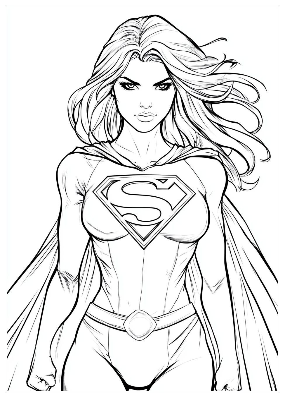 Kolorowanki Do Druku Supergirl 18