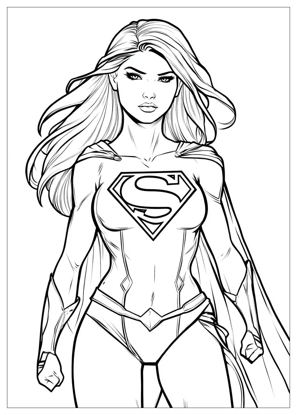 Kolorowanki Do Druku Supergirl 2