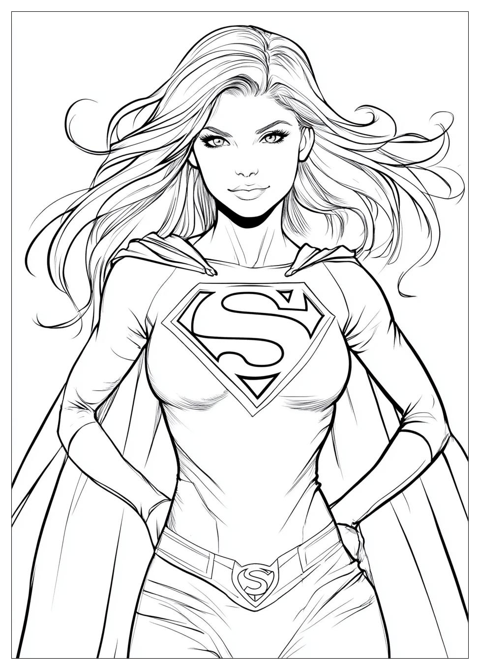 Kolorowanki Do Druku Supergirl 3