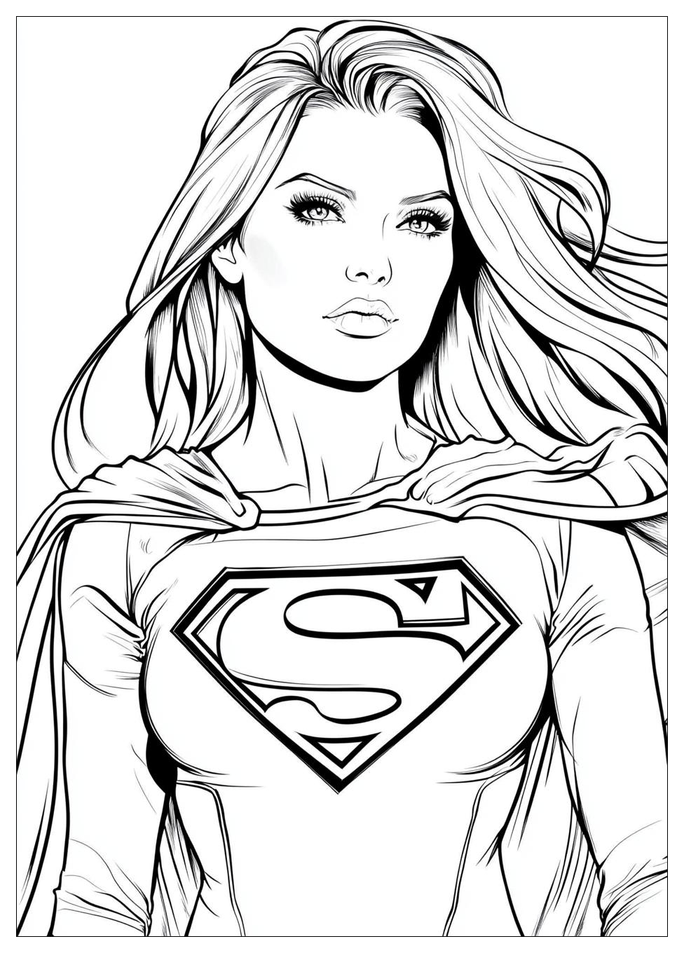 Kolorowanki Do Druku Supergirl 5