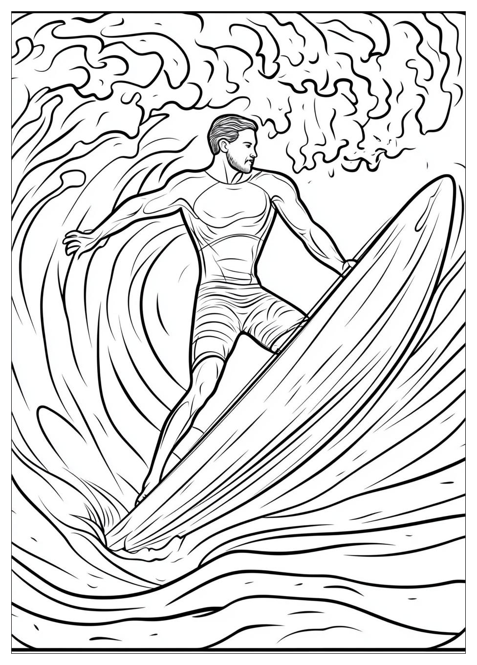 Kolorowanki Do Druku Surfing 12