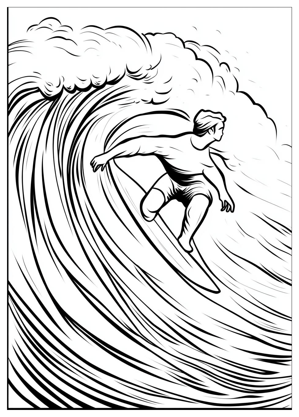 Kolorowanki Do Druku Surfing 13
