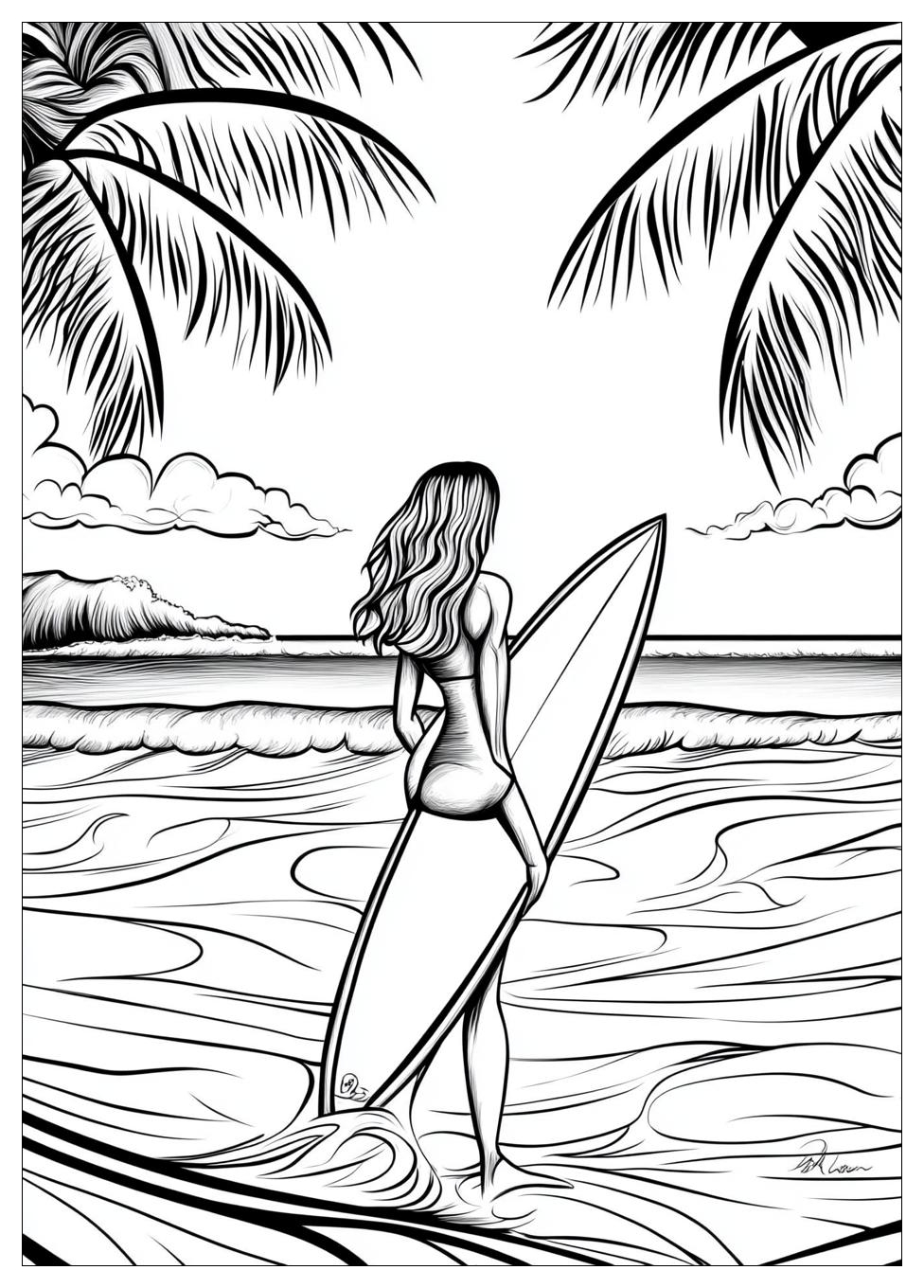 Kolorowanki Do Druku Surfing 14
