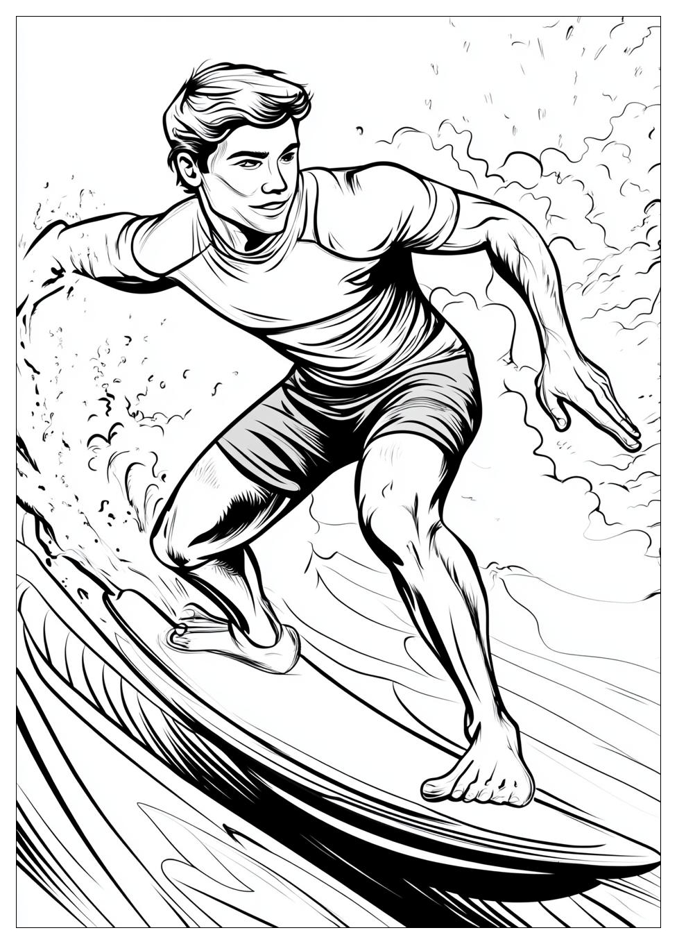Kolorowanki Do Druku Surfing 17