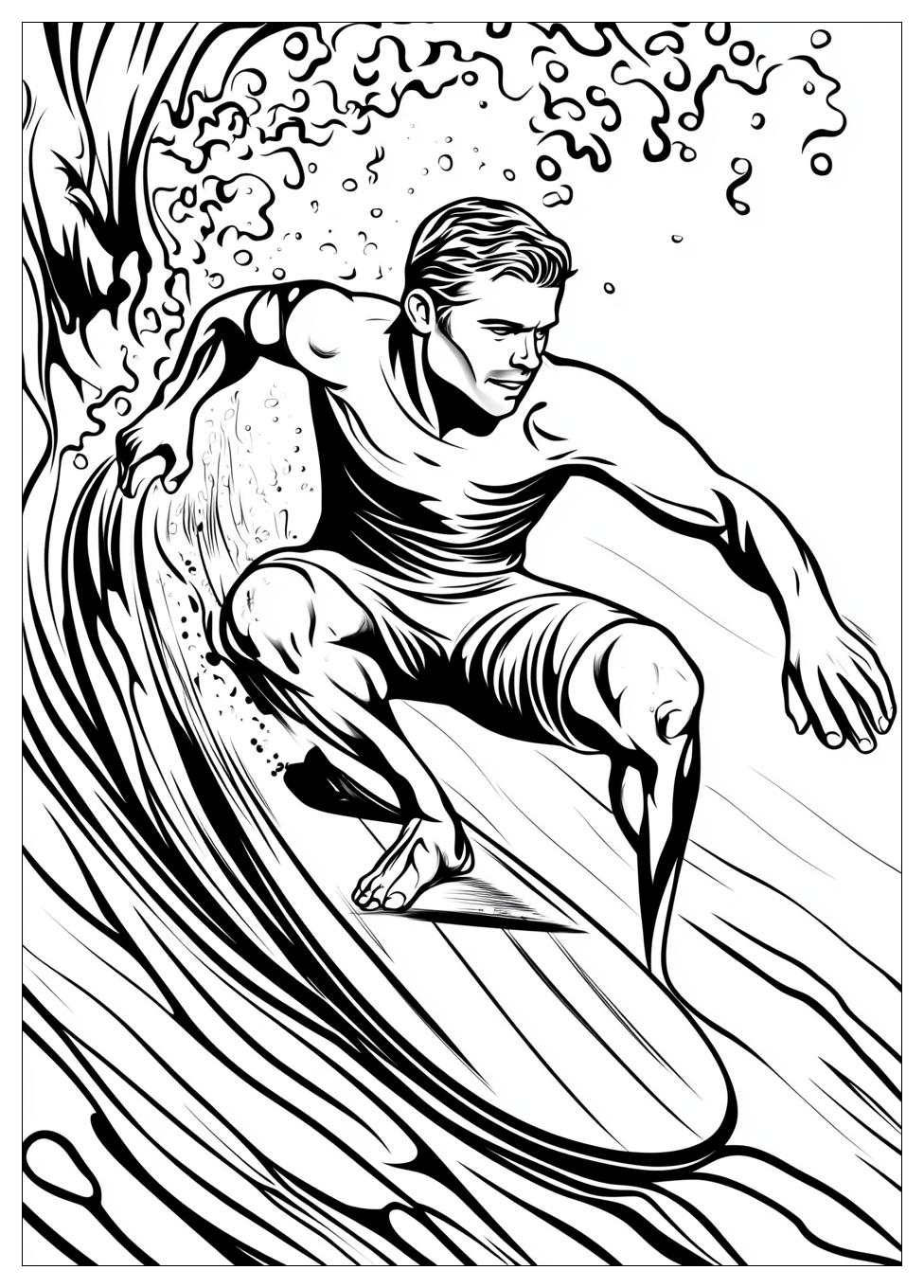 Kolorowanki Do Druku Surfing 2