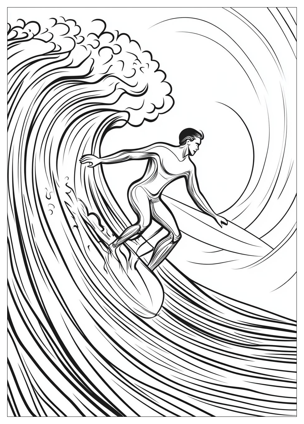 Kolorowanki Do Druku Surfing 5