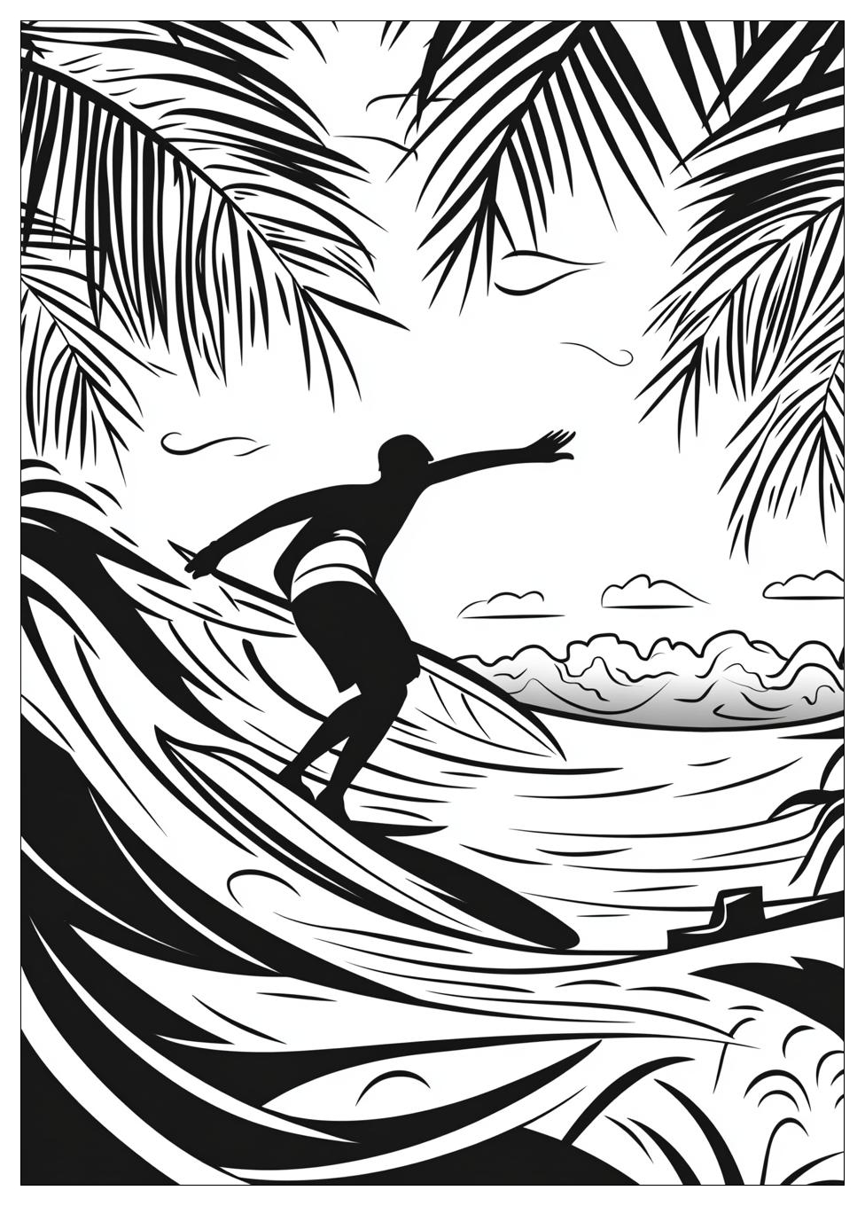 Kolorowanki Do Druku Surfing 6