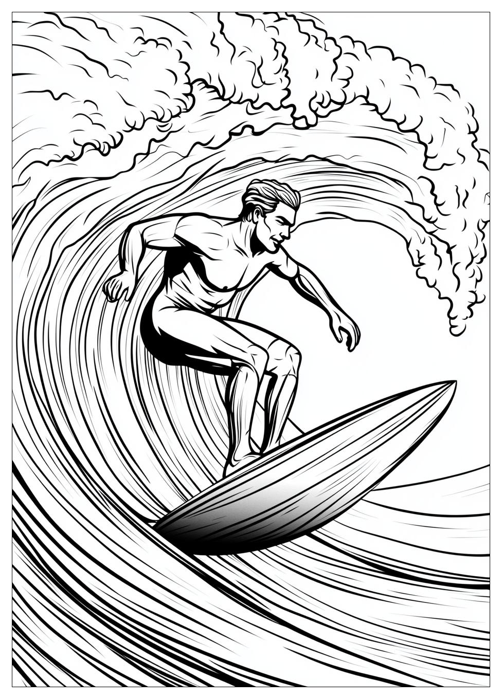 Kolorowanki Do Druku Surfing 7