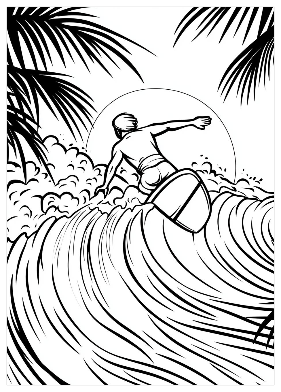 Kolorowanki Do Druku Surfing 8