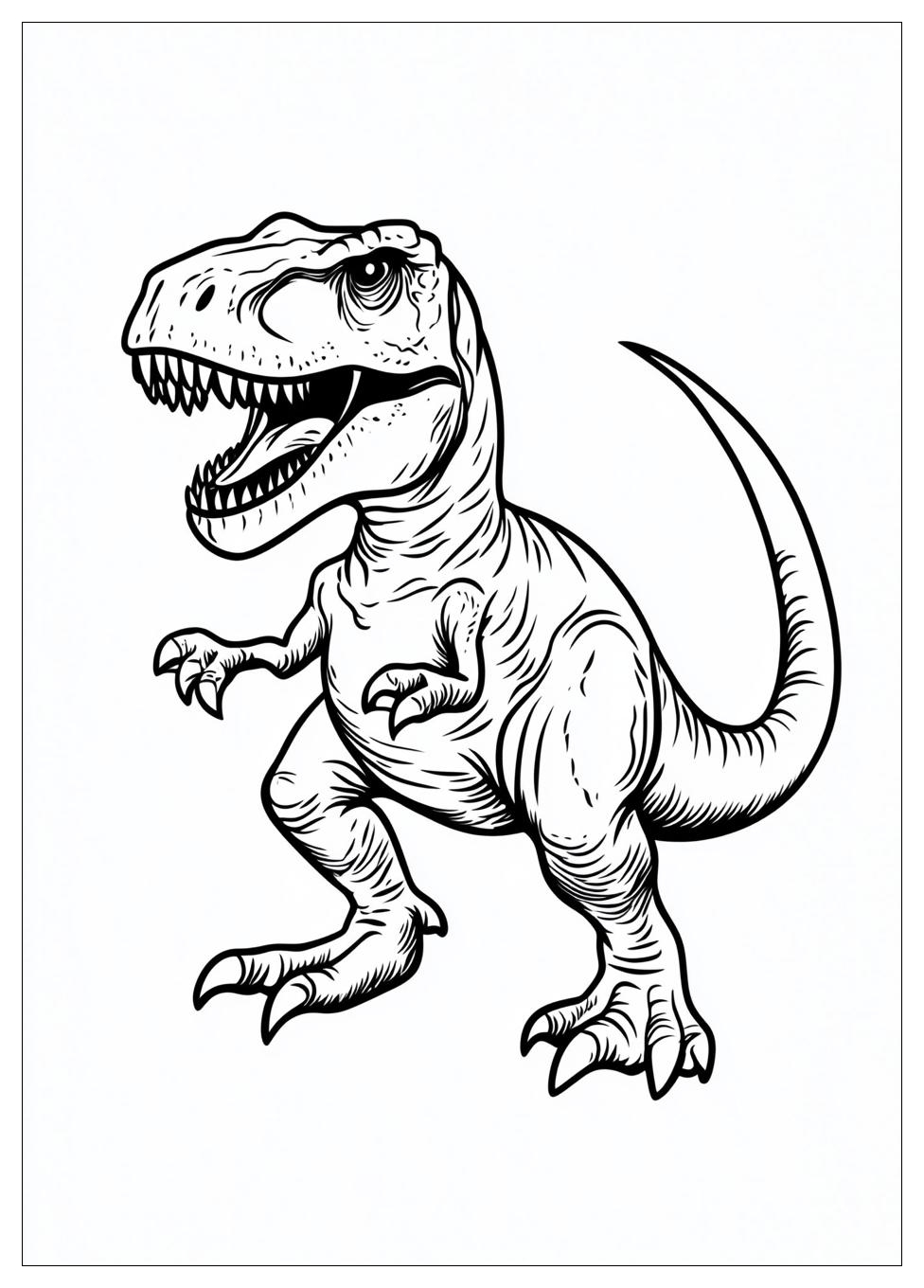 Kolorowanki Do Druku T-Rex 1