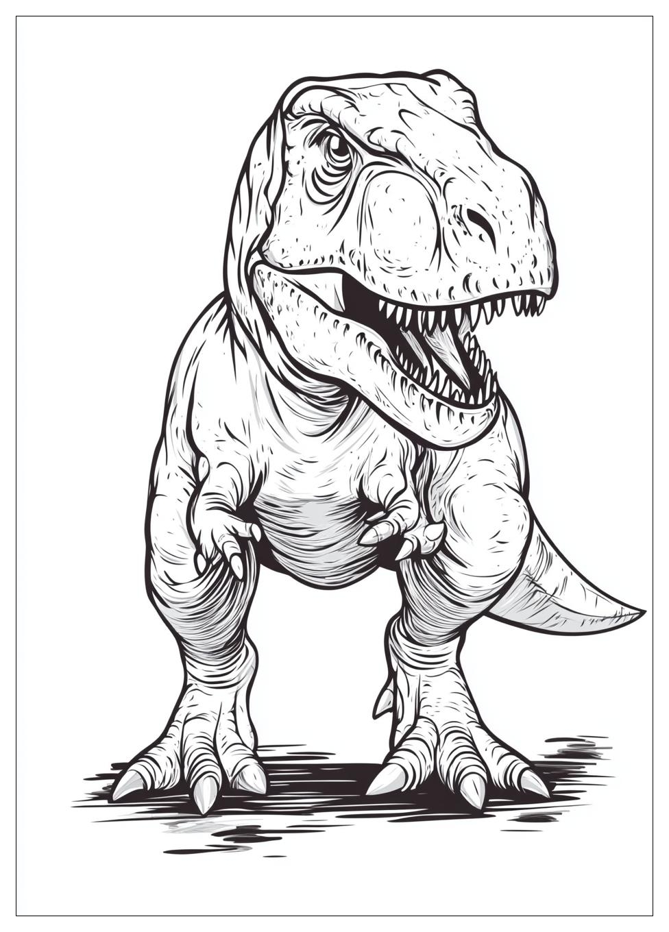 Kolorowanki Do Druku T-Rex 15