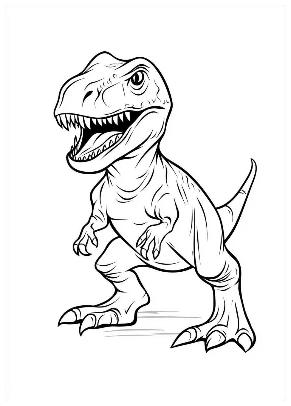 Kolorowanki Do Druku T-Rex 16