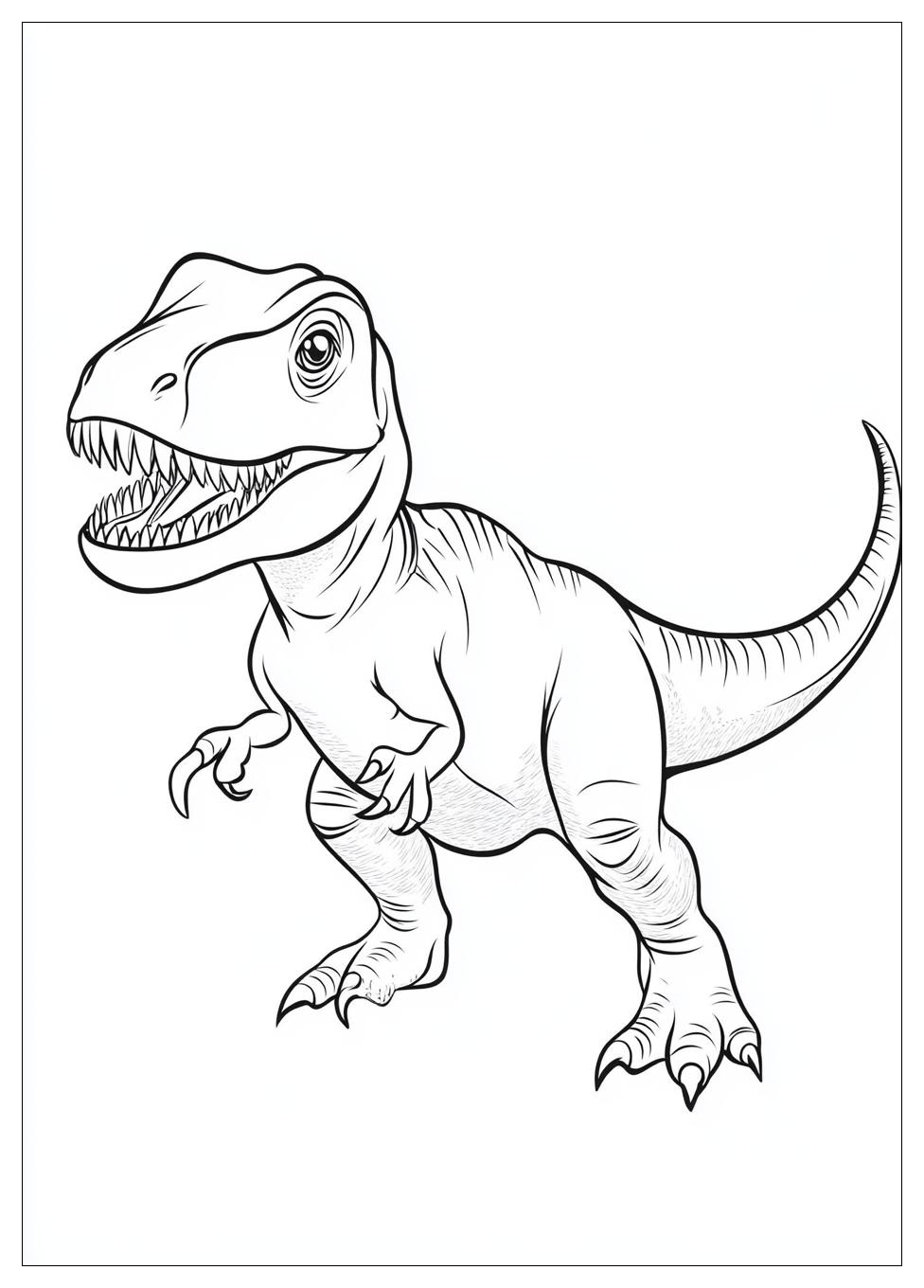 Kolorowanki Do Druku T-Rex 17