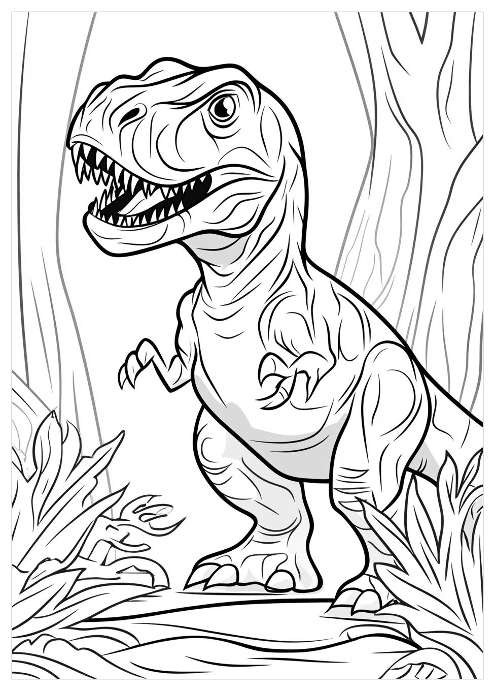 Kolorowanki Do Druku T-Rex 19