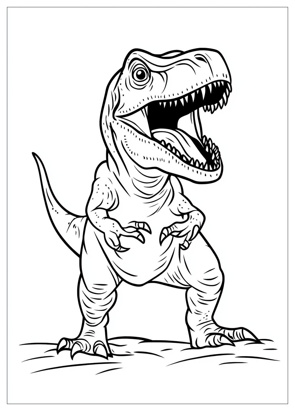 Kolorowanki Do Druku T-Rex 2