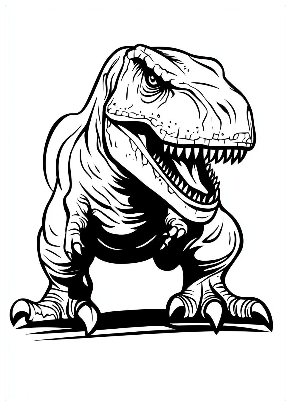 Kolorowanki Do Druku T-Rex 3