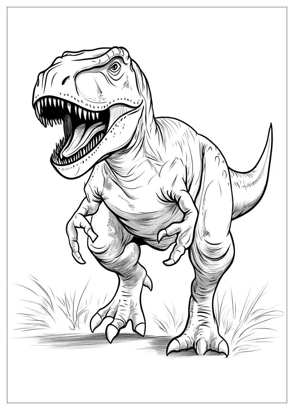 Kolorowanki Do Druku T-Rex 4