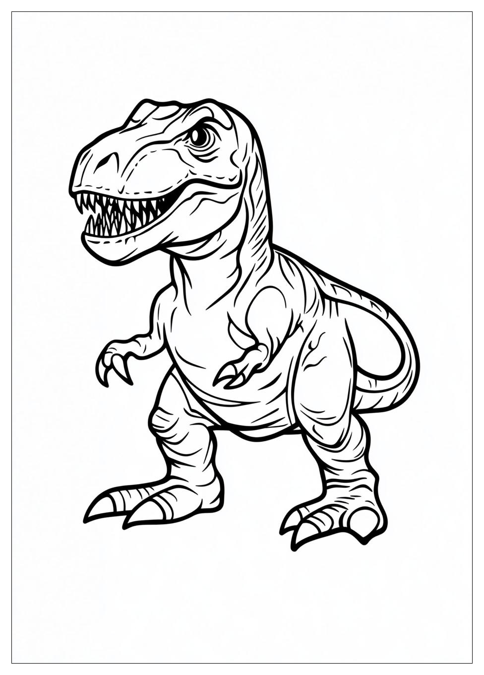 Kolorowanki Do Druku T-Rex 6