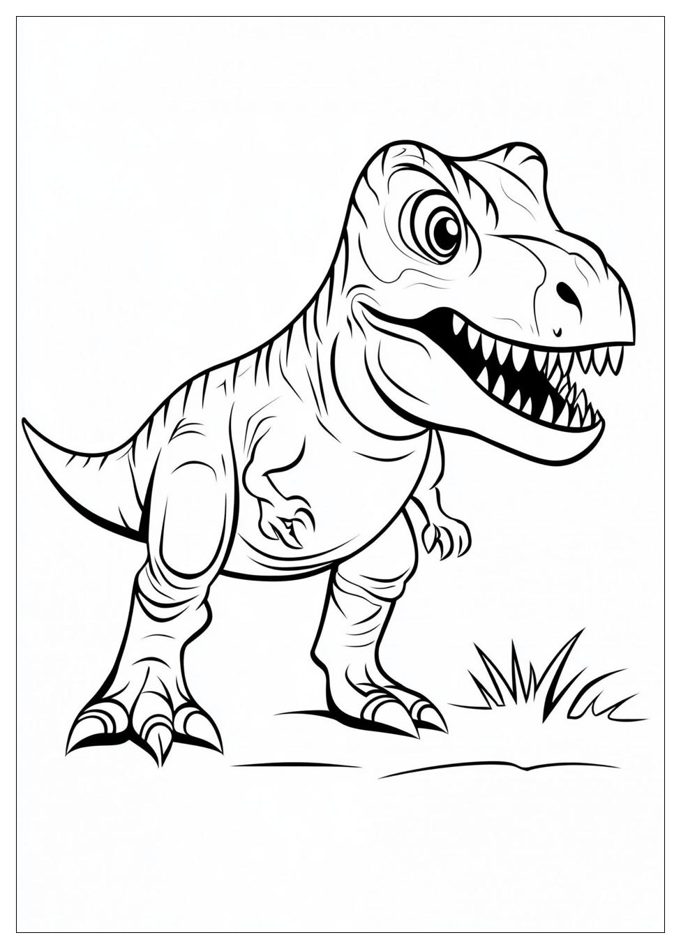 Kolorowanki Do Druku T-Rex 7