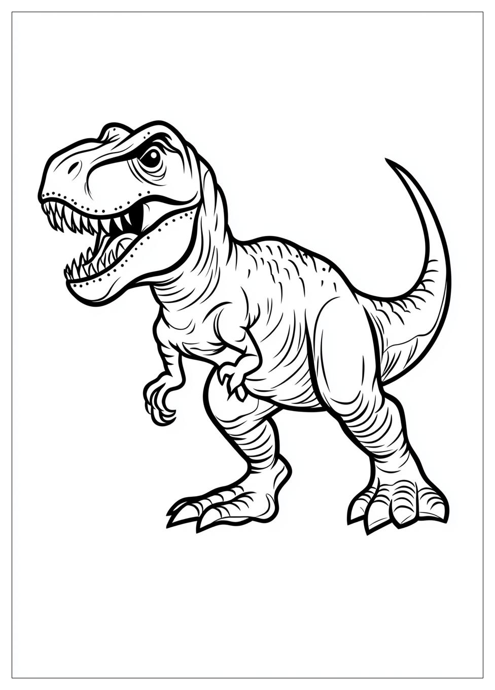 Kolorowanki Do Druku T-Rex 8