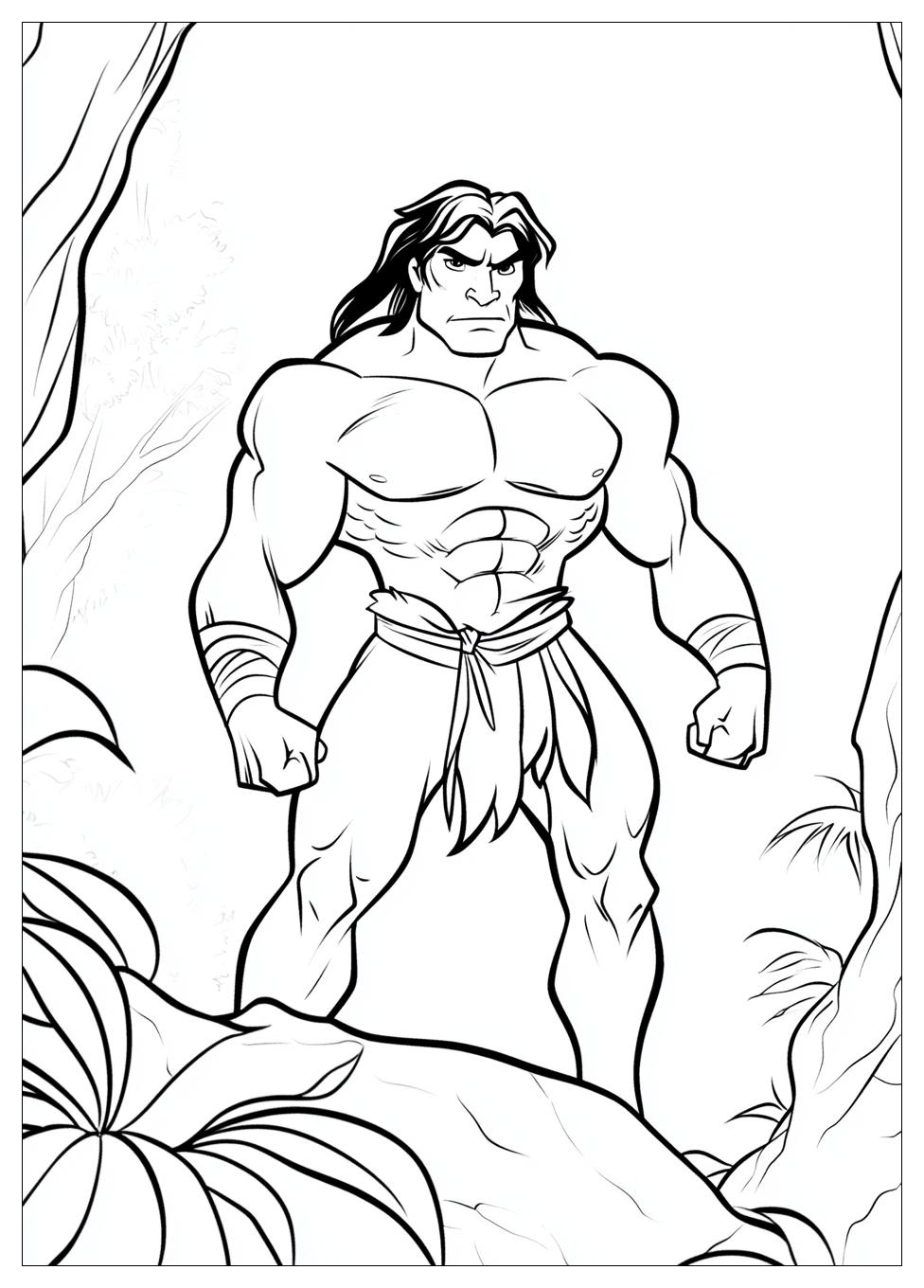 Kolorowanki Do Druku Tarzan 1