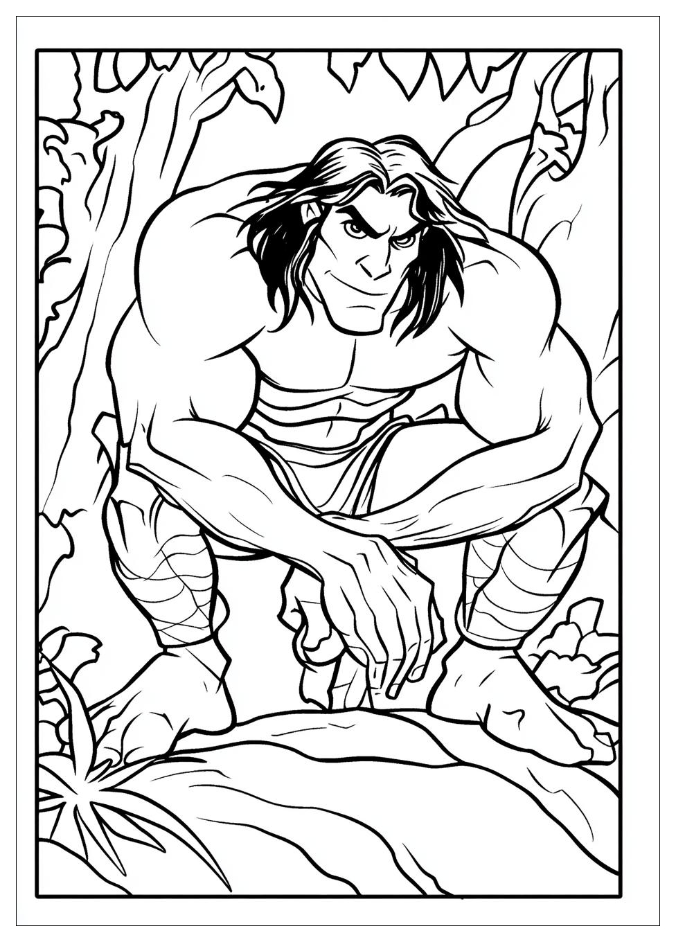 Kolorowanki Do Druku Tarzan 12
