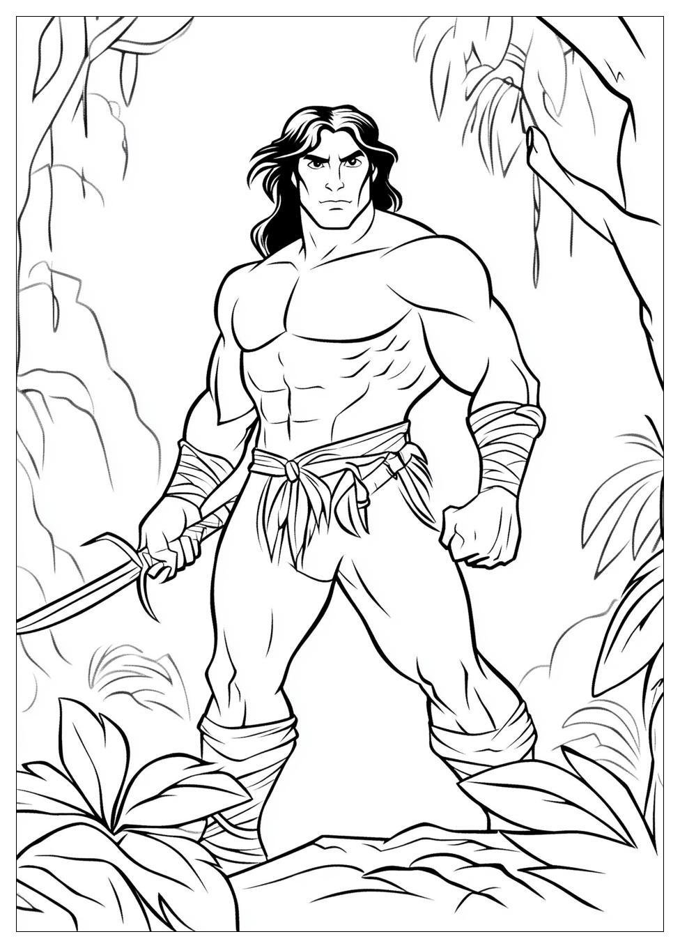 Kolorowanki Do Druku Tarzan 4