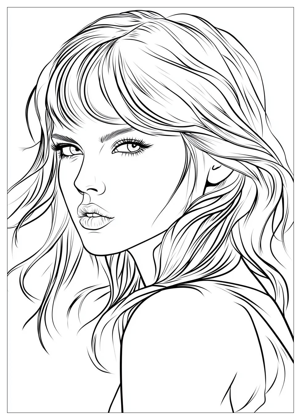Kolorowanki Do Druku Taylor Swift 1