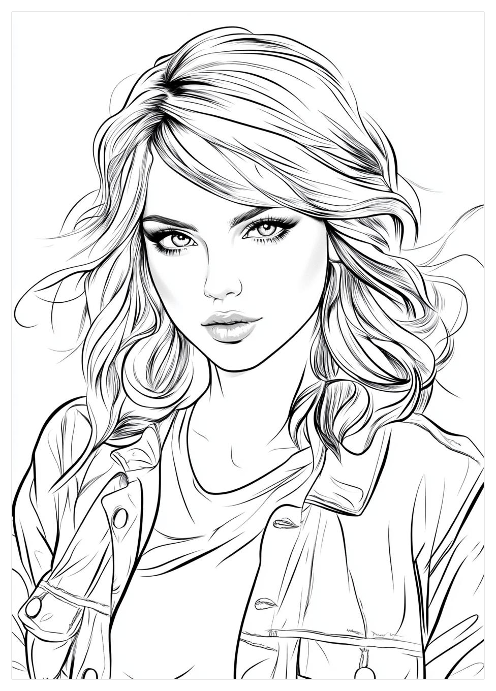 Kolorowanki Do Druku Taylor Swift 13