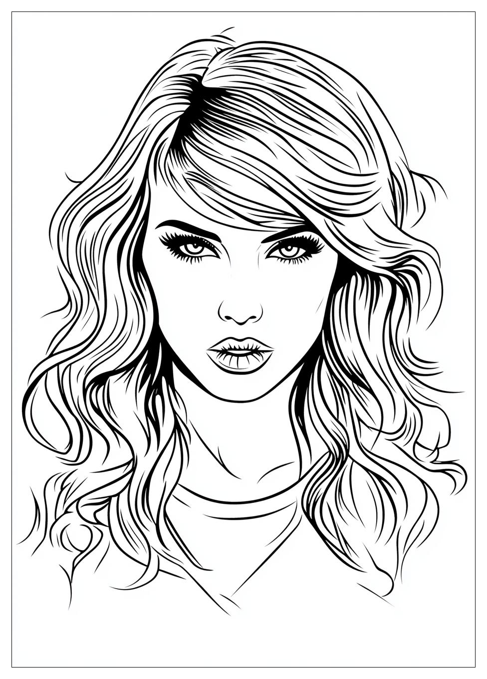 Kolorowanki Do Druku Taylor Swift 3