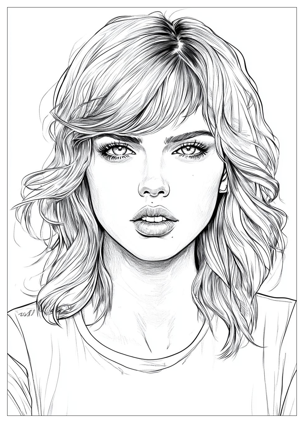 Kolorowanki Do Druku Taylor Swift 4