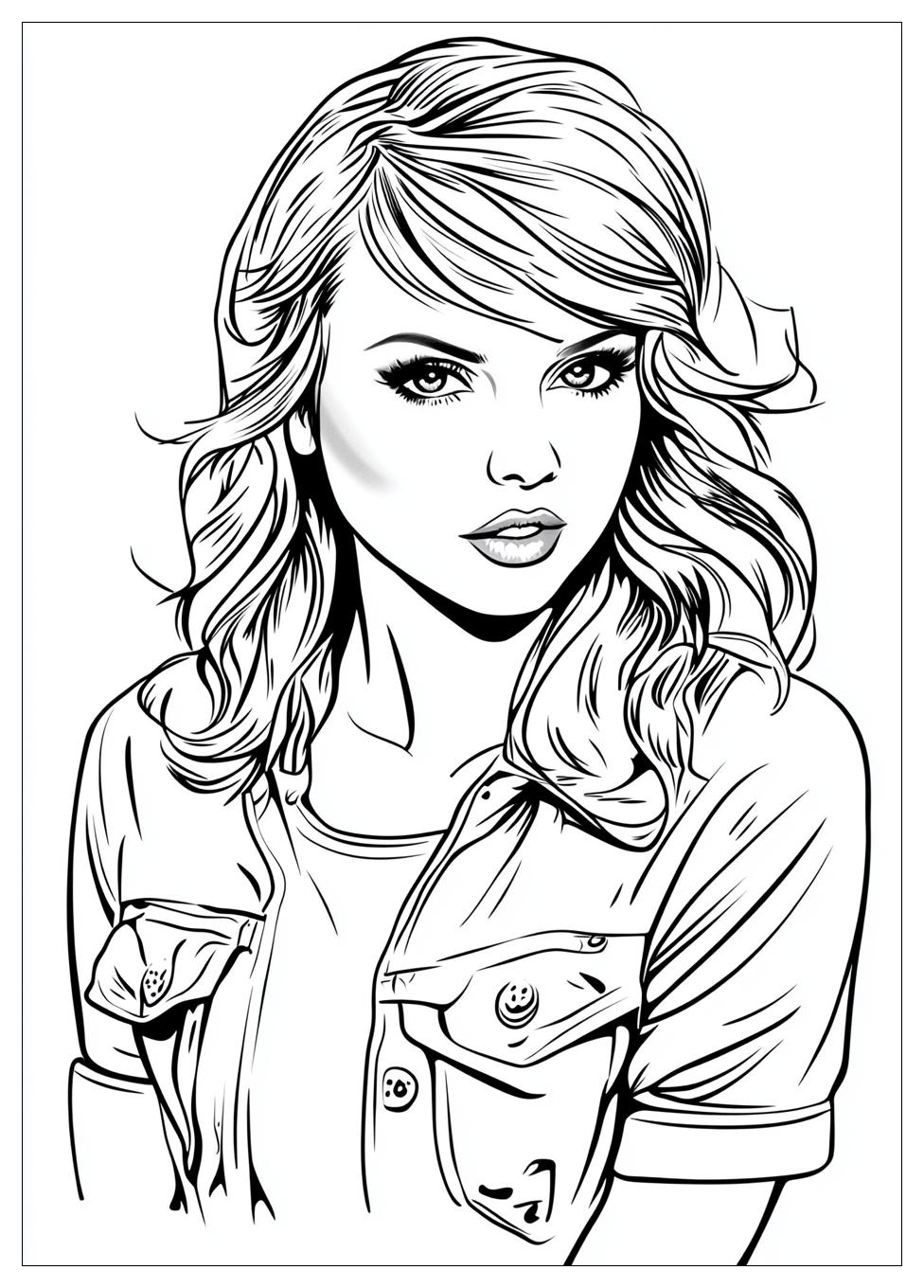 Kolorowanki Do Druku Taylor Swift 6