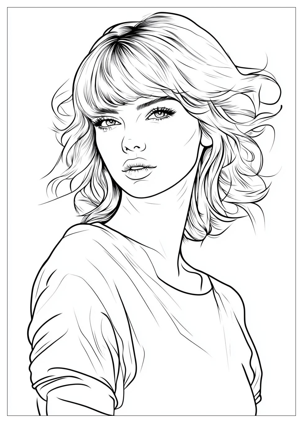 Kolorowanki Do Druku Taylor Swift 7