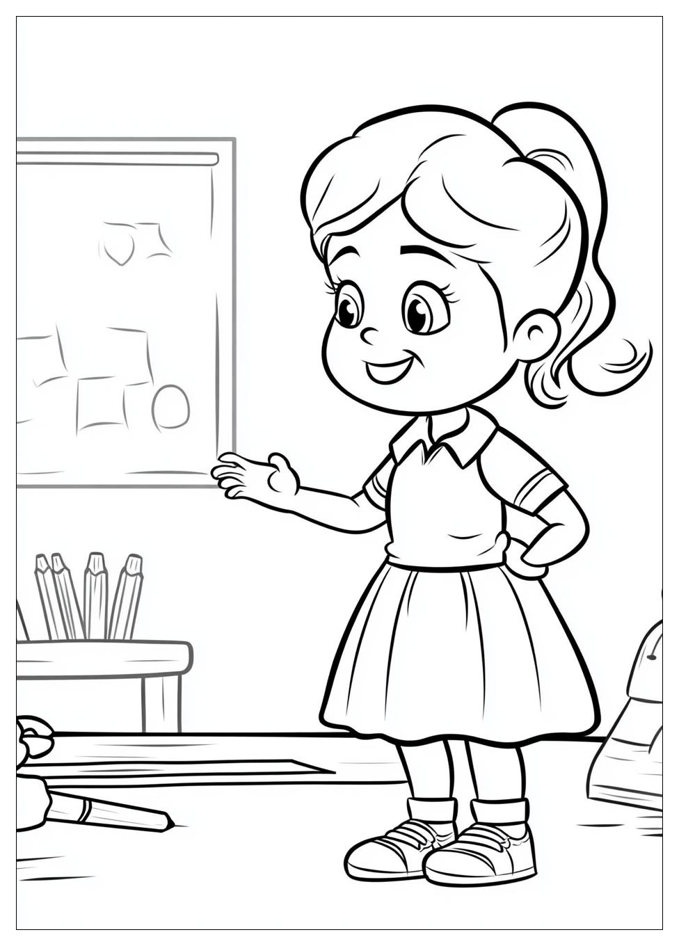 Kolorowanki Do Druku Teacher 11
