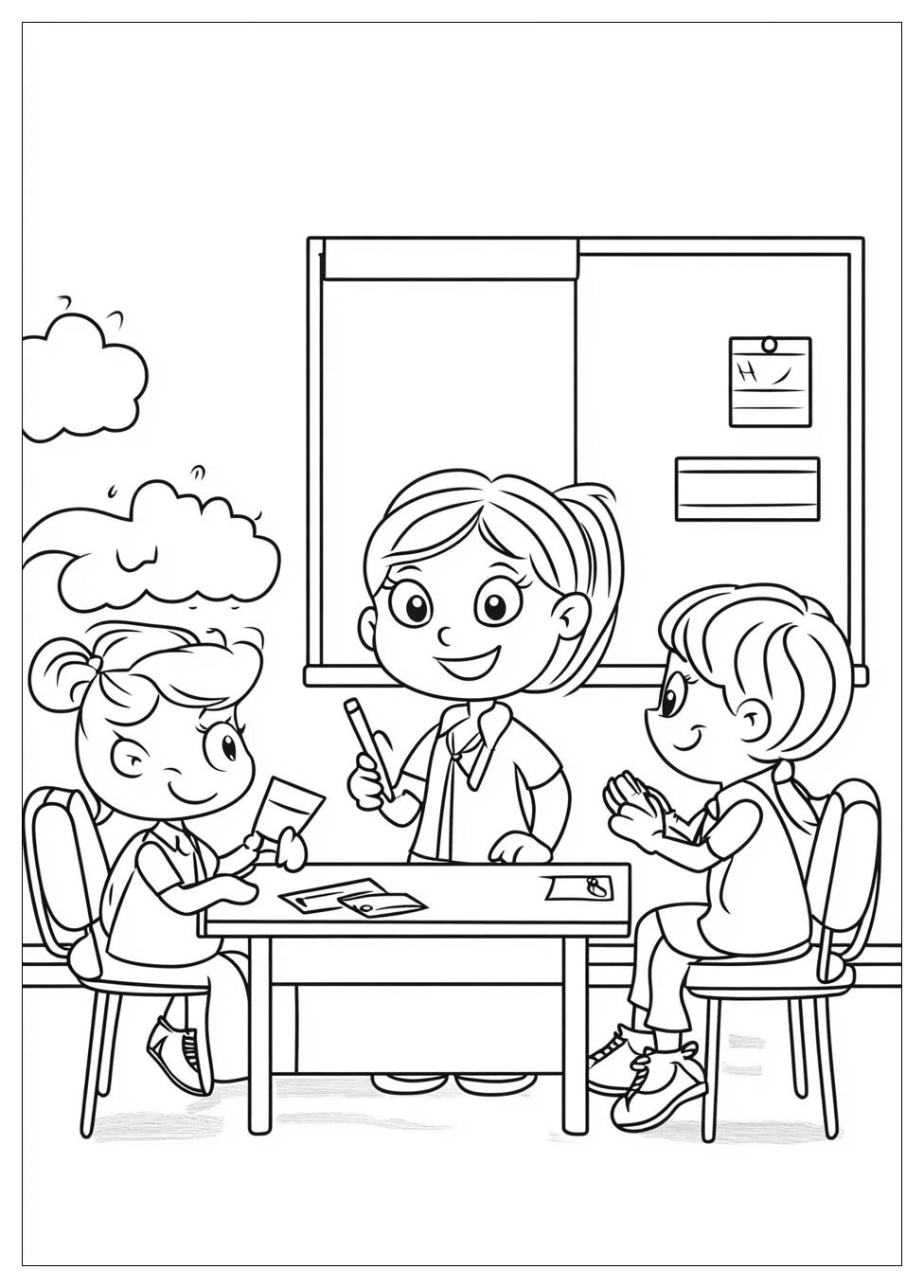 Kolorowanki Do Druku Teacher 15