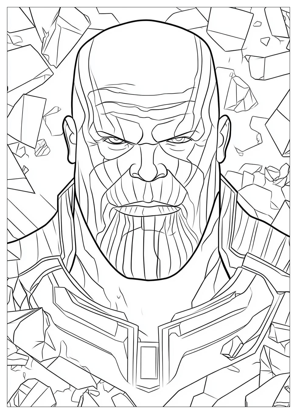 Kolorowanki Do Druku Thanos 3