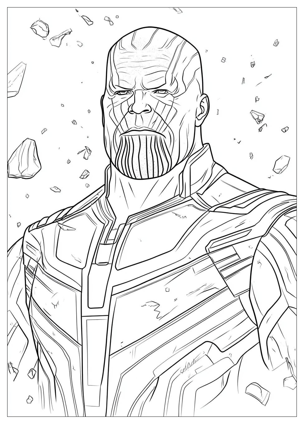 Kolorowanki Do Druku Thanos 9