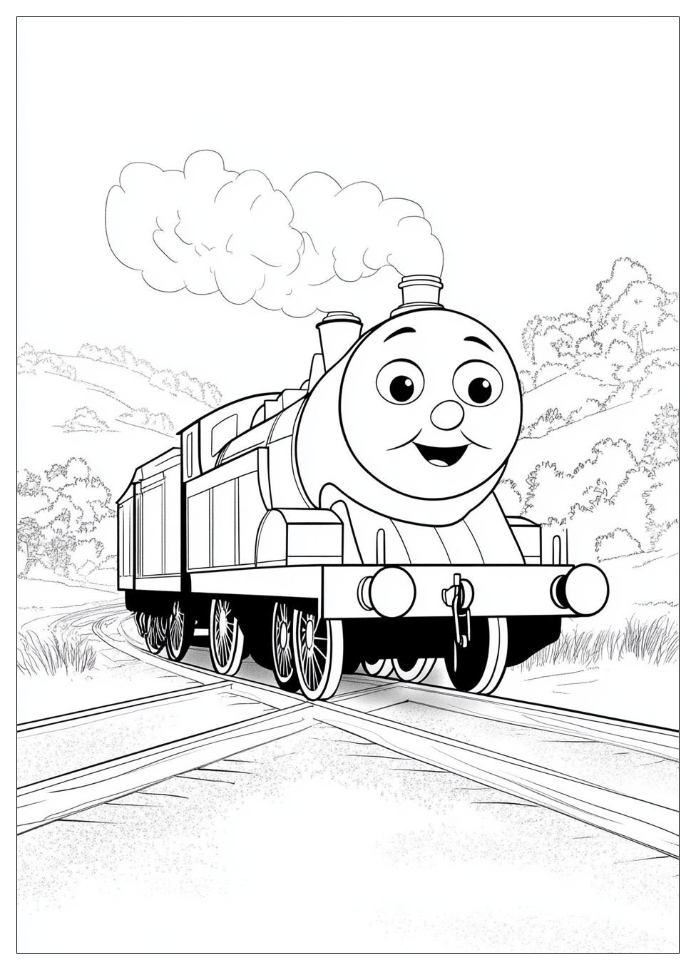 Kolorowanki Do Druku Thomas I Przyjaciele 1