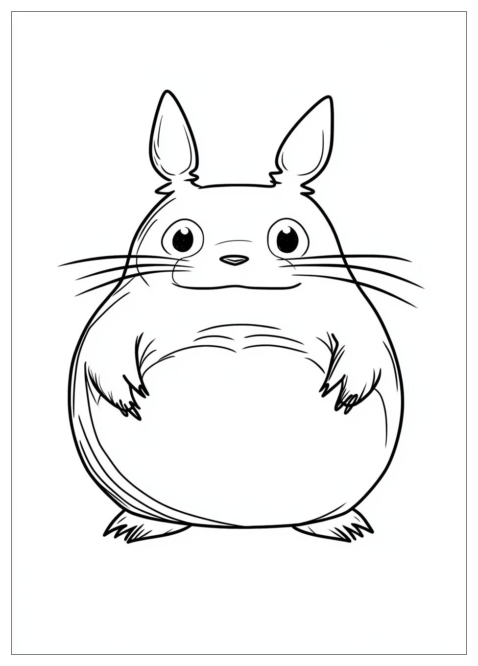 Kolorowanki Do Druku Totoro 1