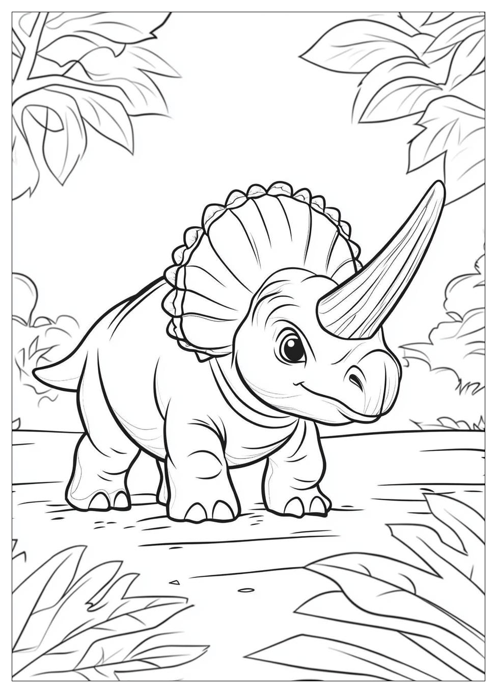 Kolorowanki Do Druku Triceratops 10