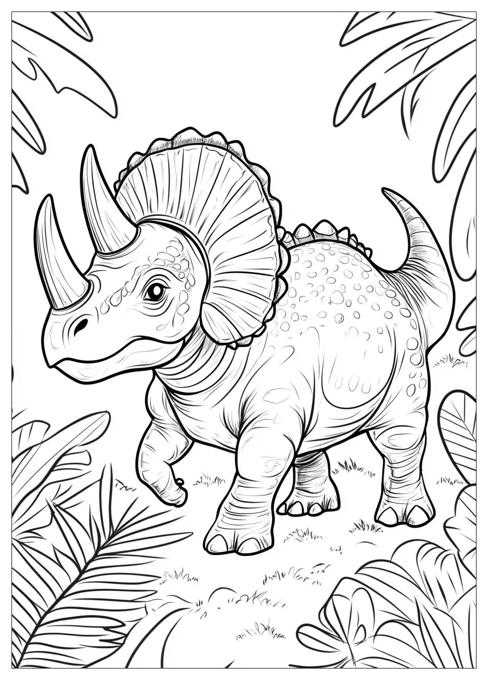 Kolorowanki Do Druku Triceratops 11