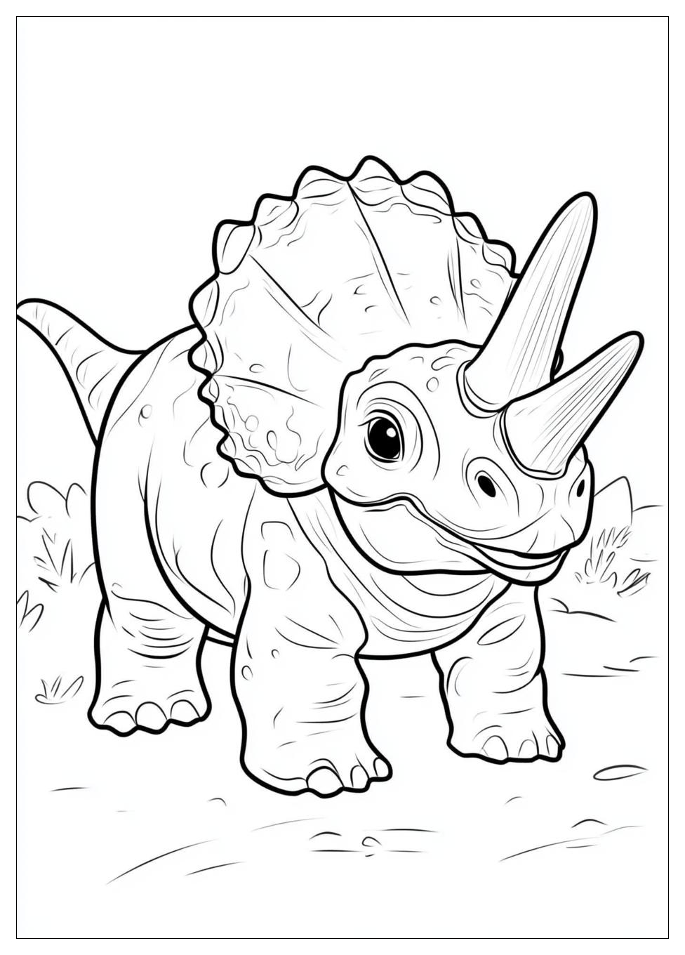 Kolorowanki Do Druku Triceratops 15