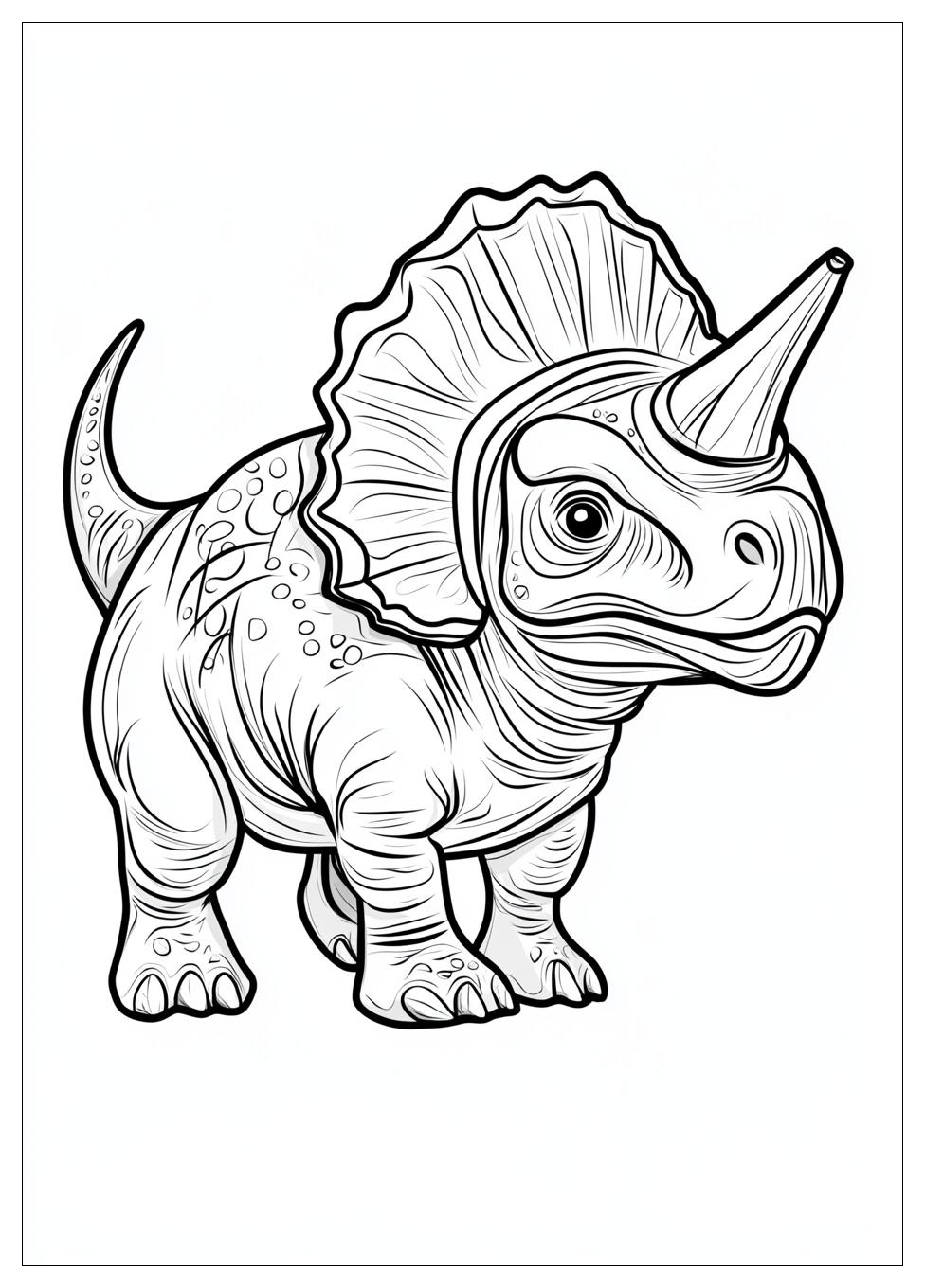 Kolorowanki Do Druku Triceratops 16