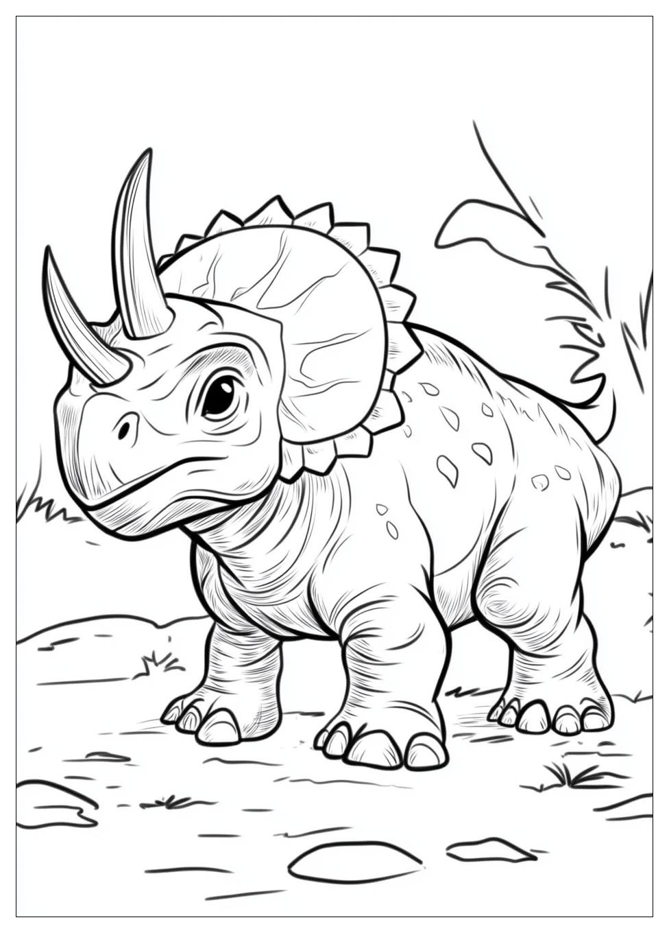 Kolorowanki Do Druku Triceratops 18