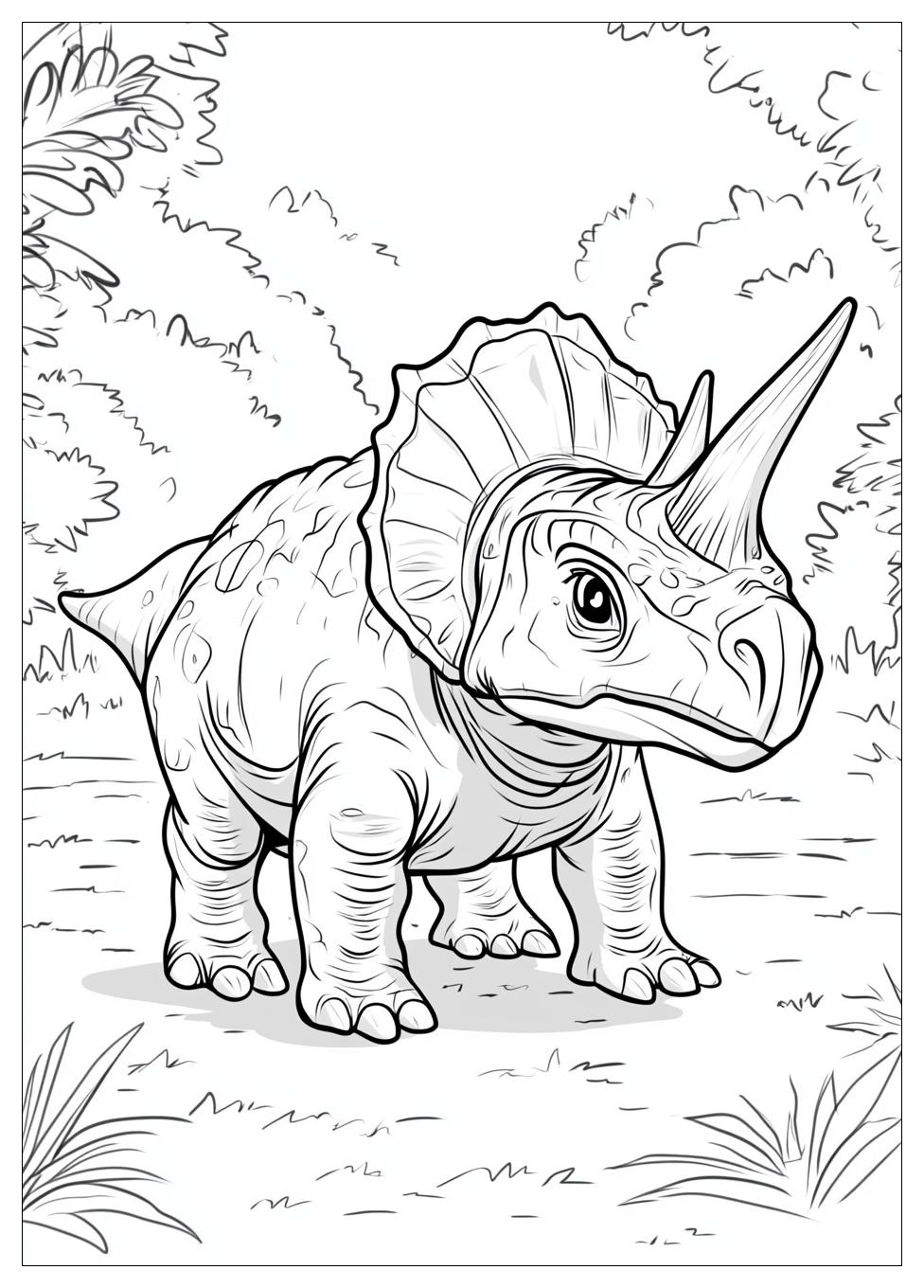 Kolorowanki Do Druku Triceratops 19