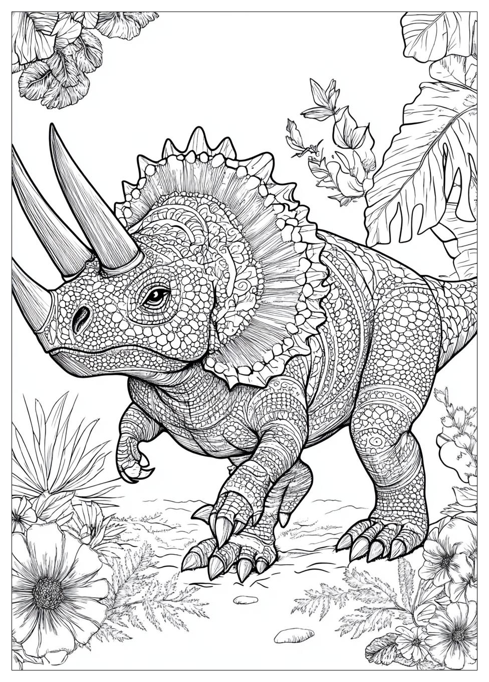 Kolorowanki Do Druku Triceratops 21